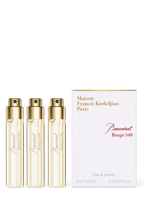 Baccarat Rouge 540 Eau de Parfum Refills, 3 x 11ml